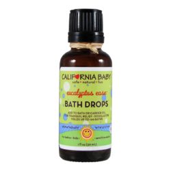California Baby Eucalyptus Ease  Bath Drops 1 FL OZ-30 ML
