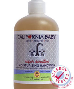 California Baby Moisturizing Handwash Super Sensitive Fragrance Free    6.5 FL OZ-192 ML