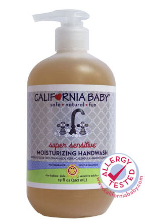 California Baby Moisturizing Handwash Super Sensitive Fragrance Free    6.5 FL OZ-192 ML