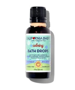 California Baby Calming Bath Drops® French Lavender 1 FL OZ-30 ML
