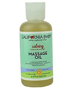 California Baby Calming  Massage Oil    4.5 FL OZ-133 ML