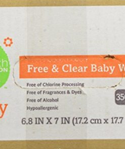 Seventh Generation Free & Clear Baby Wipes Unscented    350 Wipes