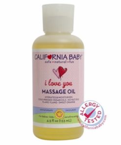 California Baby I Love You  Massage Oil    4.5 FL OZ-133 ML
