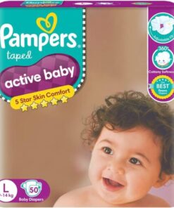 PAMPERS ACTIVE BABY DIAPER LARGE