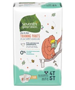 Seventh Generation Baby  Free and Clear Training Pants 4T 5T    17 Training Pants
