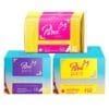 Paree Combo Pack of Thinz XL (7 Pads),Pariz XL (7 Pads) and Verve Pantyliner( 25 Pcs)