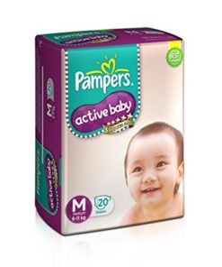 PAMPERS ACTIVE BABY DIAPER MEDIUM>Procter & Gamble Hygiene and Health Care Ltd