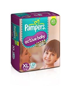 PAMPERS ACTIVE BABY DIAPER XL>Procter & Gamble Hygiene and Health Care Ltd