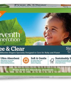 Seventh Generation Baby  Free and Clear Diapers Stage 5: 12 KG plus     23 Diapers