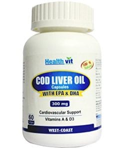 HealthVit Cod Liver Oil 300mg Capsule