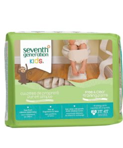 Seventh Generation Baby  Free and Clear Training Pants 3T 4T    22 Pants