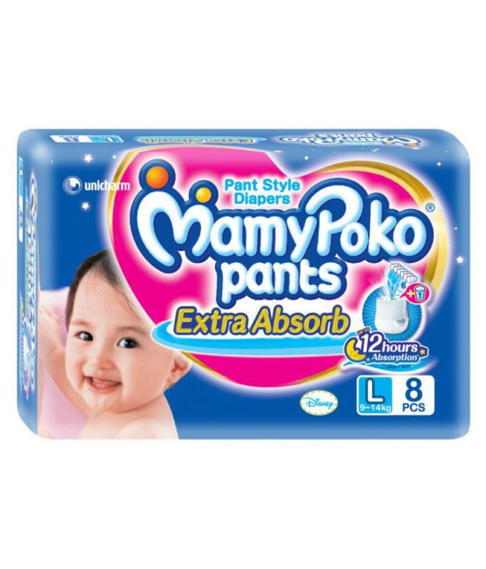 MAMY POKO PANTS DIAPER (LARGE)-Unicharm India