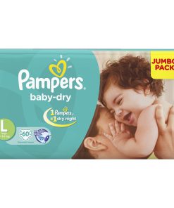 PAMPERS BABY DRY DIAPER LARGE