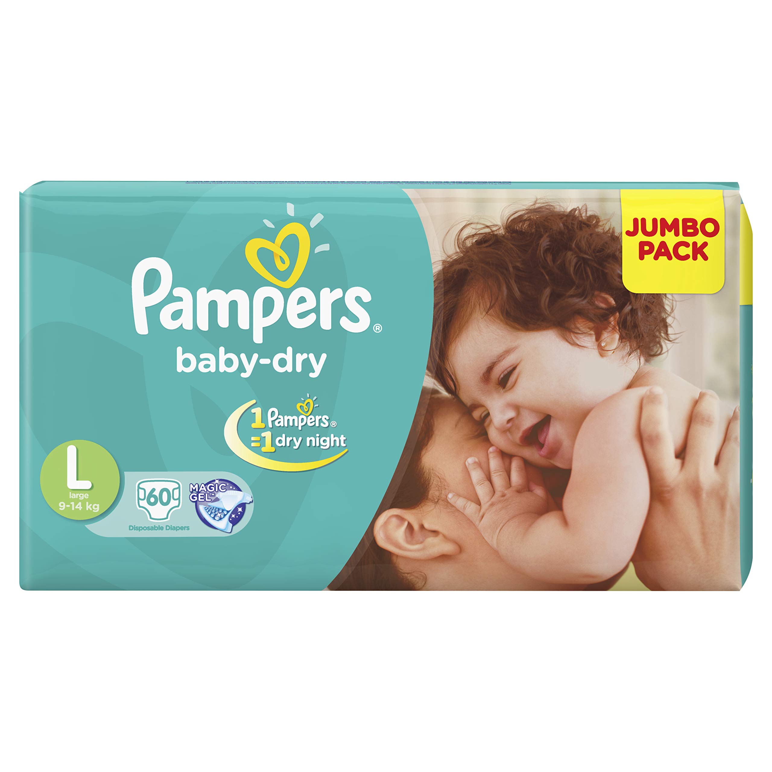 PAMPERS BABY DRY DIAPER LARGE