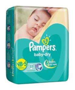 PAMPERS BABY DRY NEW BORN DIAPER SMALL>Procter & Gamble Hygiene and Health Care Ltd