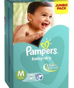 PAMPERS BABY DRY DIAPER MEDIUM JUMBO PACK>Procter & Gamble Hygiene and Health Care Ltd