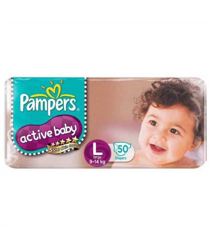pampers active baby large