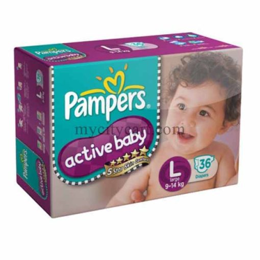 PAMPERS ACTIVE BABY PANTS LARGE>Procter & Gamble Hygiene and Health Care Ltd