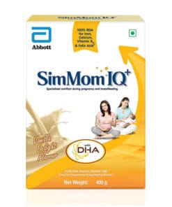 SimMom IQ Plus Powder Vanilla delight