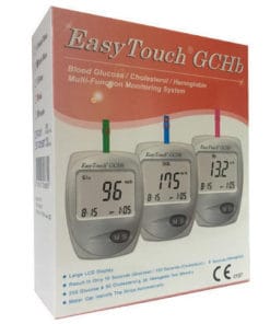 EasyTouch ET 321 Blood Glucose/Cholesterol/Hemoglobin Multi Function Monitoring System