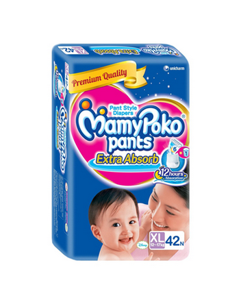 MAMY POKO PANTS DIAPER (XL)-Unicharm India