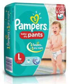 PAMPERS BABY DRY PANTS LARGE>Procter & Gamble Hygiene and Health Care Ltd