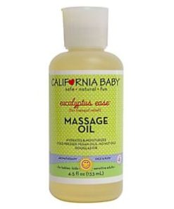 California Baby Massage Oil Eucalyptus Ease     4.5 FL OZ(133 ML)