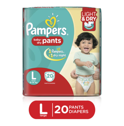 PAMPERS ACTIVE BABY PANTS LARGE>Procter & Gamble Hygiene and Health