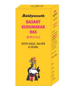 BAIDYANATH Basant Kusumakar Ras with Gold, Silver & Pearl tablets(50)