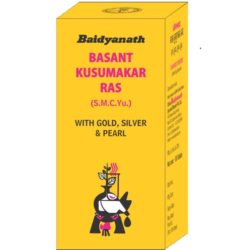 BAIDYANATH Basant Kusumakar Ras with Gold, Silver & Pearl tablets(10)