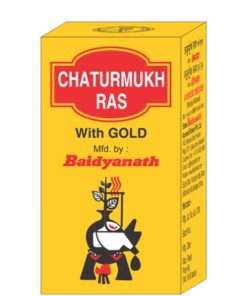 BAIDYANATH Chaturmukh Ras with Gold Tablet