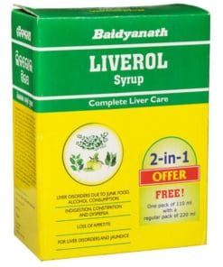 BAIDYANATH Liverol Syrup 220ml with 110ml Free Syrup