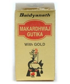 BAIDYANATH Makardhwaj Gutika Tablet (with Gold) Pack of 2