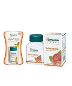 HIMALAYA Weight Management Combo PACK (Ayurslim 60 Capsules & Vrikshamla 60 Tablets)