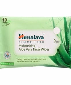 HIMALAYA Personal Care Moisturizing Aloe Vera Facial Wipes PACK of 3