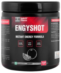HealthVit Fitness Engyshot Instant Energy Formula Powder Orange