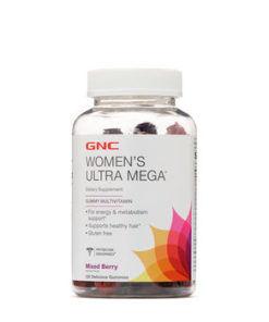 GNC Womens Ultra Mega Gummy Mixed Berry