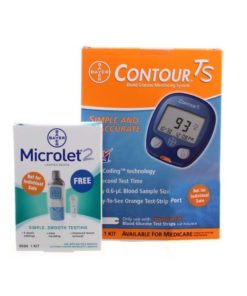 Bayer Contour TS Blood Glucose Meter with Free 50 TS Blood Glucose Test Strip