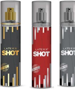 LAYERR SHOT IMPERIAL FRAGRANT BODY SPRAY + SHOT PASSION FRAGRANT BODY SPRAY + SHOT BULLET RELOAD BODY PERFUME Body Spray - For Men