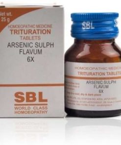 SBL Arsenic Sulph Flavum Trituration Tablet 6X