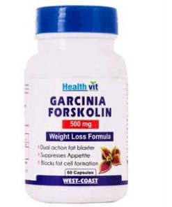 HealthVit Garcinia Green Tea 500mg Capsule