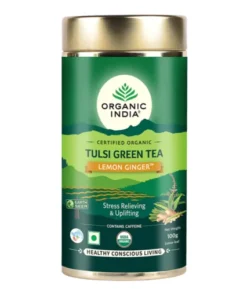 ORGANIC INDIA Tulsi Green Tea Lemon Ginger