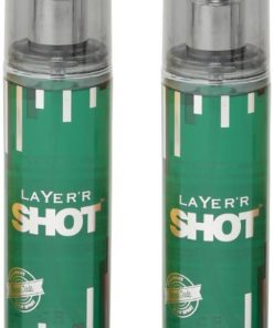 LAYER SHOT ROYAL JADE 135 ML EACH ( PACK OF 2) Body Spray - For Men