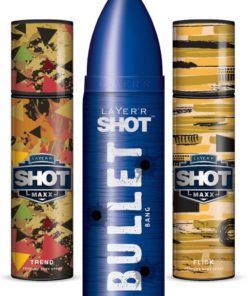 Layer Body Spray Combo(Shot Maxx(Trend) +Bullet Bang + ...