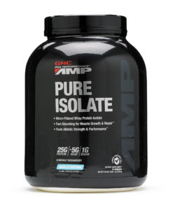 GNC Pro Performance AMP Pure Isolate Vanilla Custard