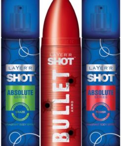 Layer Body Spray Combo(Shot Absolute(Craze) +Bullet(Amm...