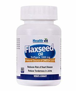 HealthVit Flaxseed Oil 1000mg Capsule