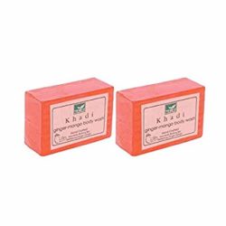Khadi Mauri Herbal Ginger Mango Soap Pack of 2 for skin