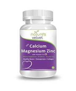 Natures Velvet Lifecare Calcium, Magnesium, Zinc with Vitamin D3 Tablet