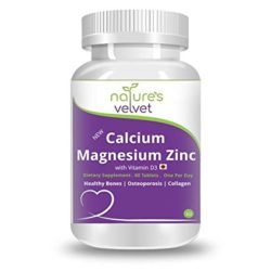 Natures Velvet Lifecare Calcium, Magnesium, Zinc with Vitamin D3 Tablet